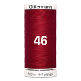 Gutermann naaigaren | 500m | 046 donker rood naaigaren GM - 500M - 046 - donker rood 4008015035907